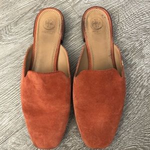 Suede Tory Burch mule